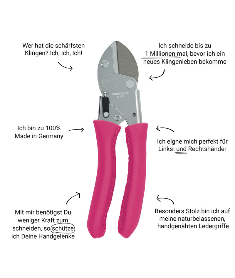 CHOP CHOP BLOOM Blumentochter pink tulip