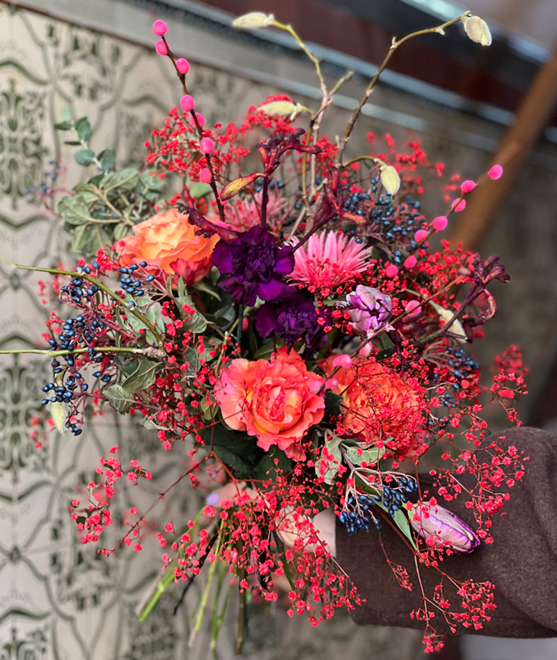 BLUMENTOCHTER Strauß Rote Verschung