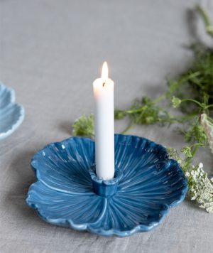 Storefactory Kerzenhalter Botanik dark blue