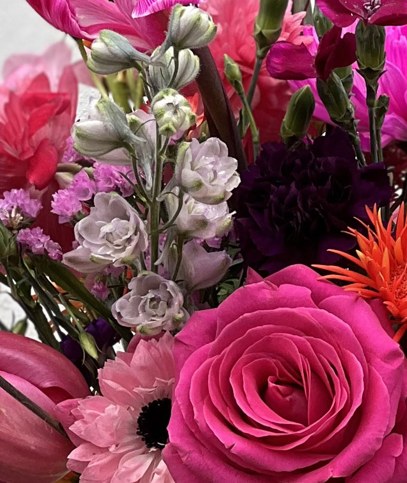 BLUMENTOCHTER Strauß Farbrausch