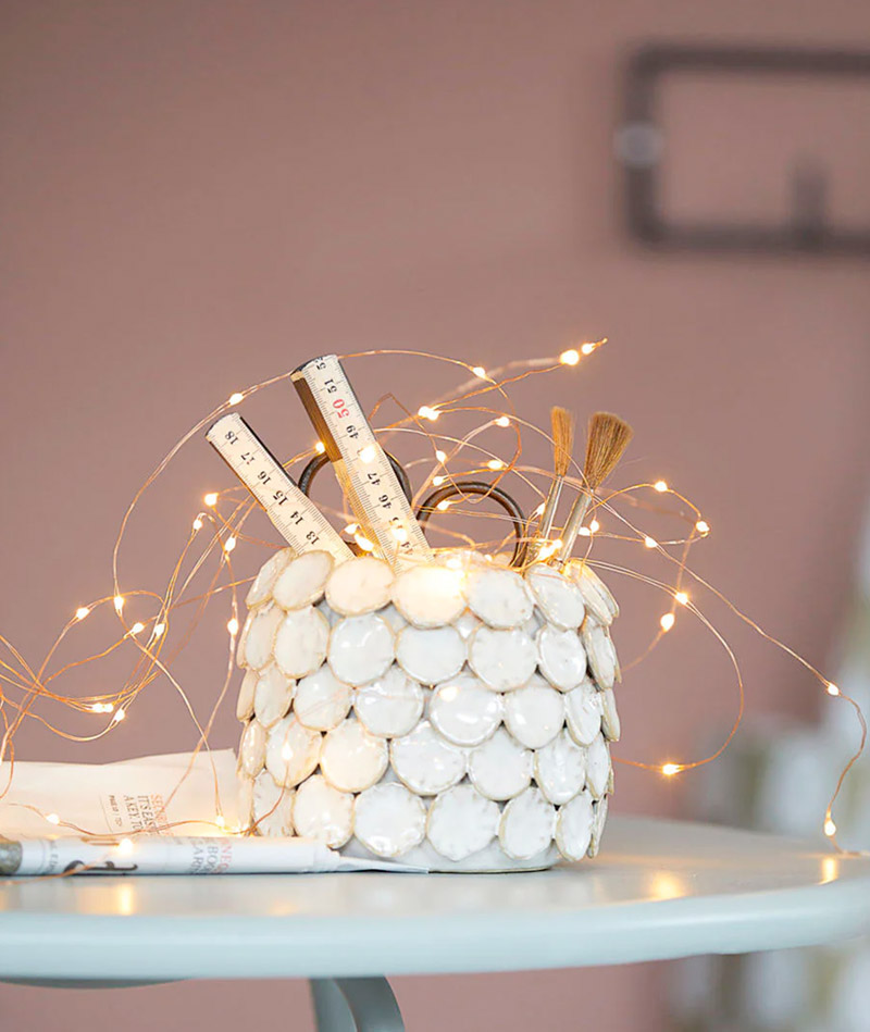 BLUMENTOCHTER House Doctor Vase "Dot", klein