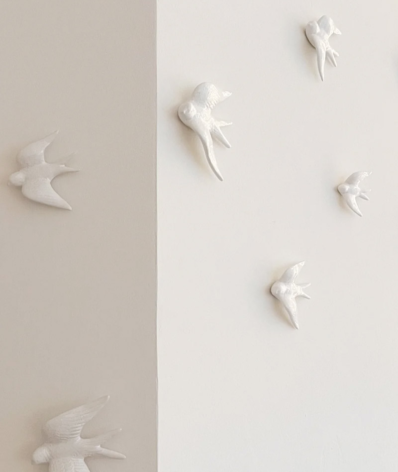 BLUMENTOCHTER Glocal Made Keramikschwalben, 3er Set