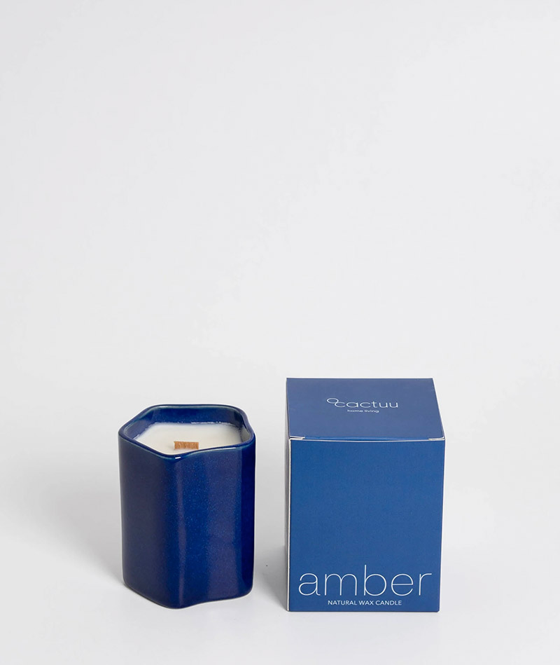 kerze_scented_candle_amber_01 BLUMENTOCHTER ocactuu Scented Wax Candle