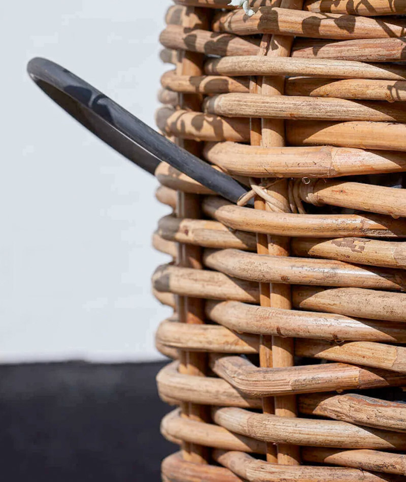 BLUMENTOCHTER a2 Living Mega Rund Rattankorb