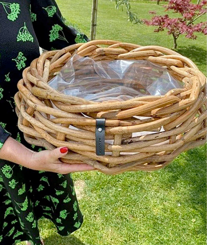 BLUMENTOCHTER a2 Living Rattan-Bowl, rund Maxi