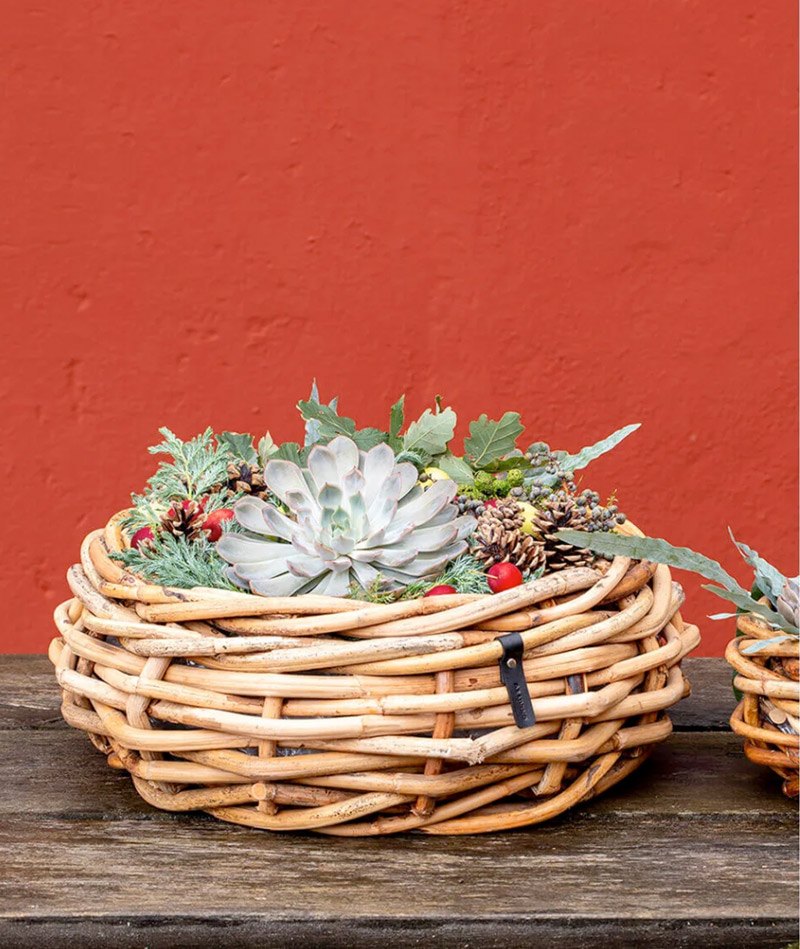 BLUMENTOCHTER a2 Living Rattan-Bowl, rund Maxi