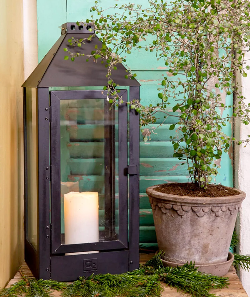 BLUMENTOCHTER a2 Living Laterne Maxi, schwarz