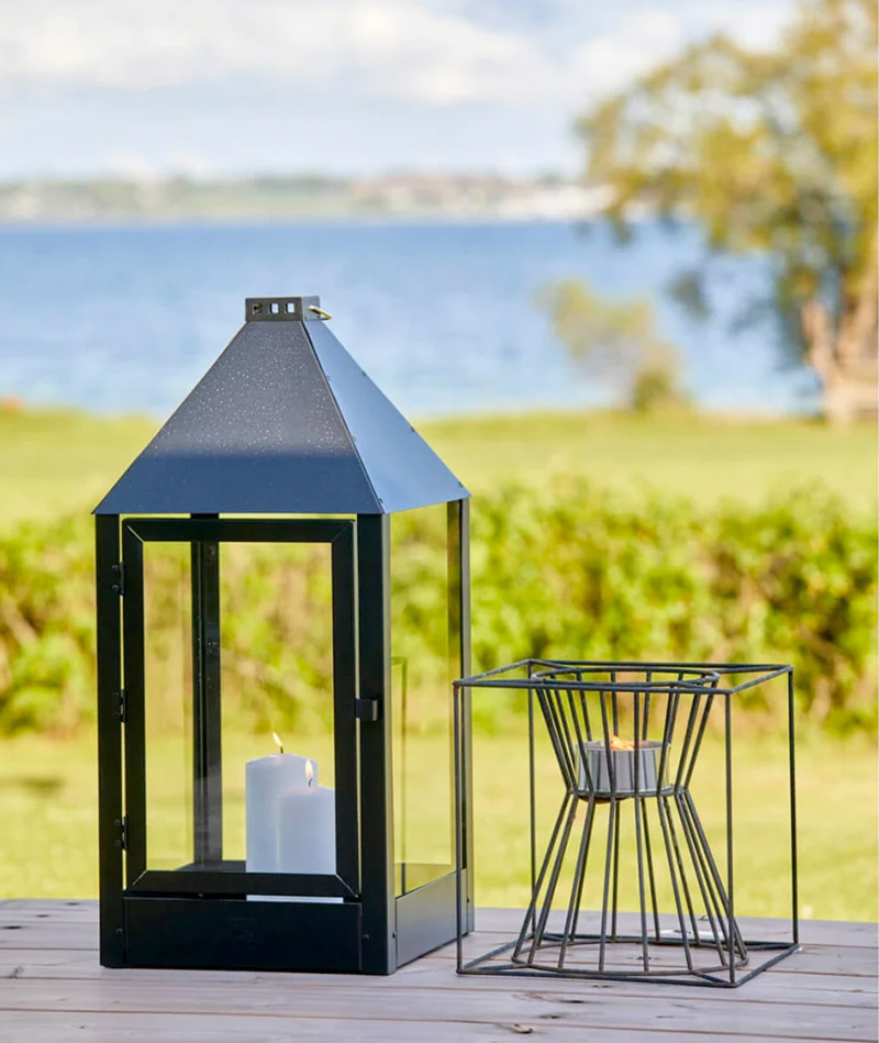 BLUMENTOCHTER a2 Living Laterne Mega, schwarz