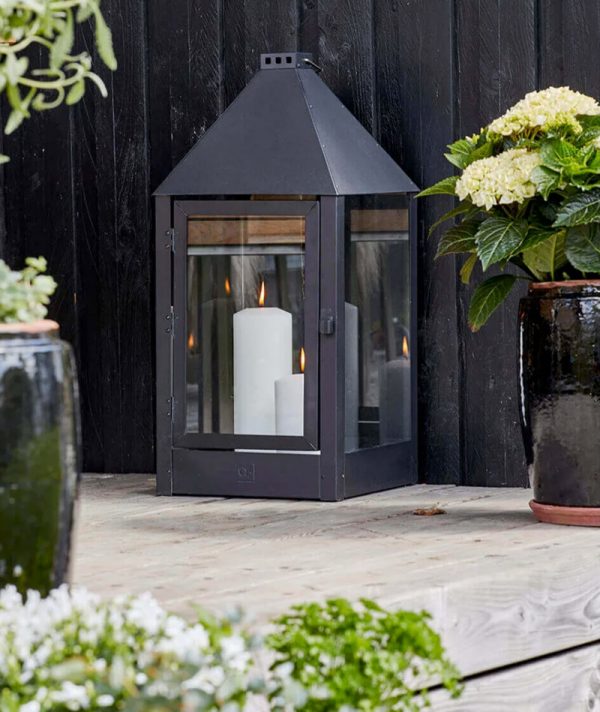 BLUMENTOCHTER a2 Living Laterne Mega, schwarz