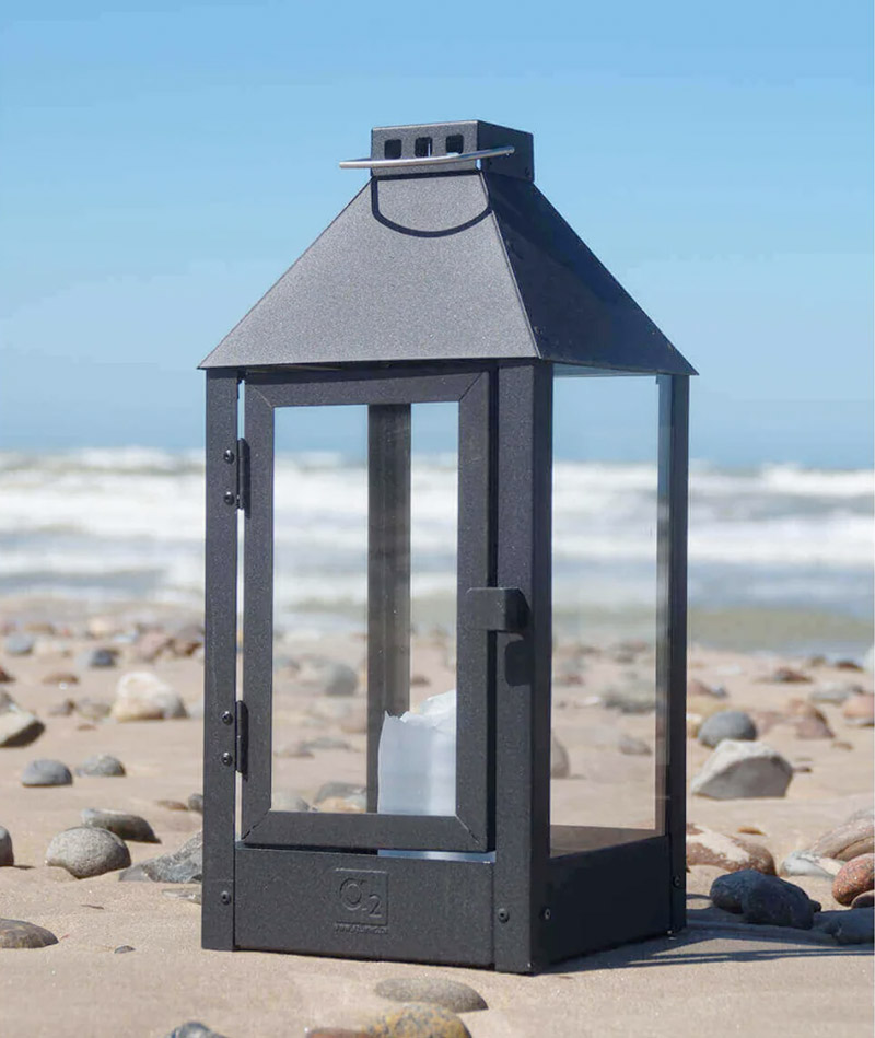 BLUMENTOCHTER a2 Living Laterne Midi, schwarz