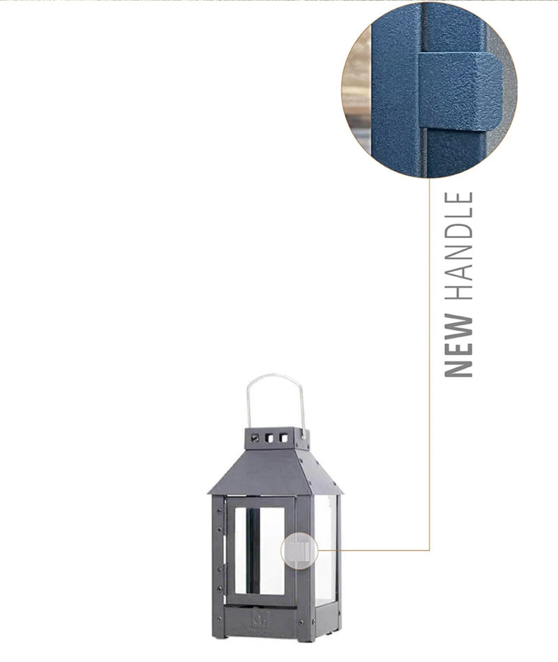 BLUMENTOCHTER a2 Living Laterne Micro, schwarz