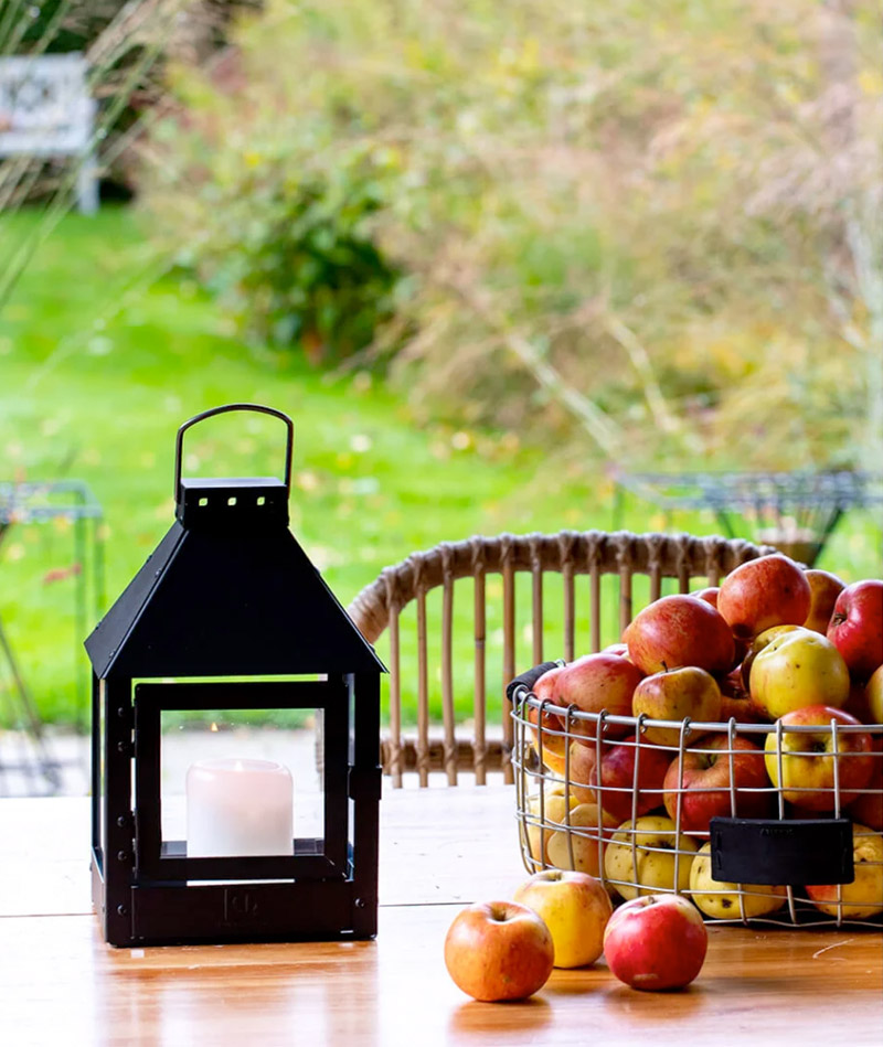 BLUMENTOCHTER a2 Living Laterne Mini Quadro, schwarz