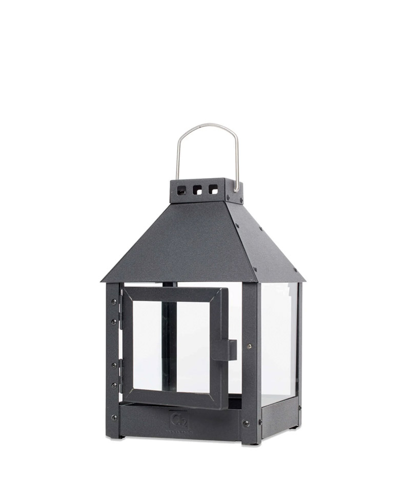 BLUMENTOCHTER a2 Living Laterne Mini Quadro, schwarz