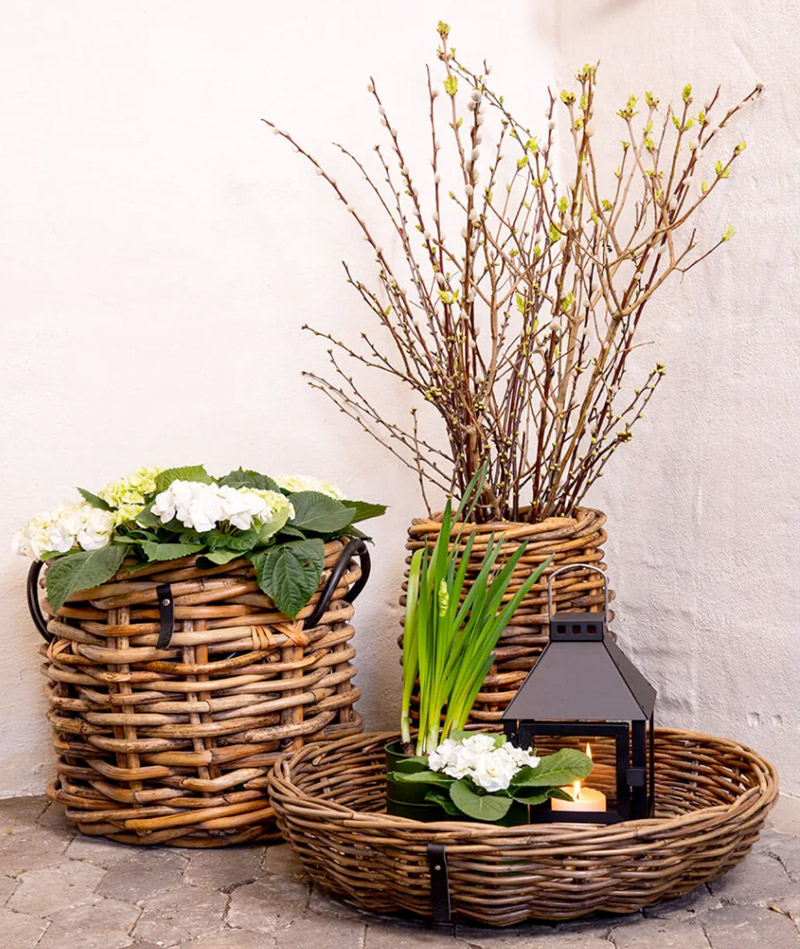 BLUMENTOCHTER a2 Living Laterne Mini Quadro, schwarz