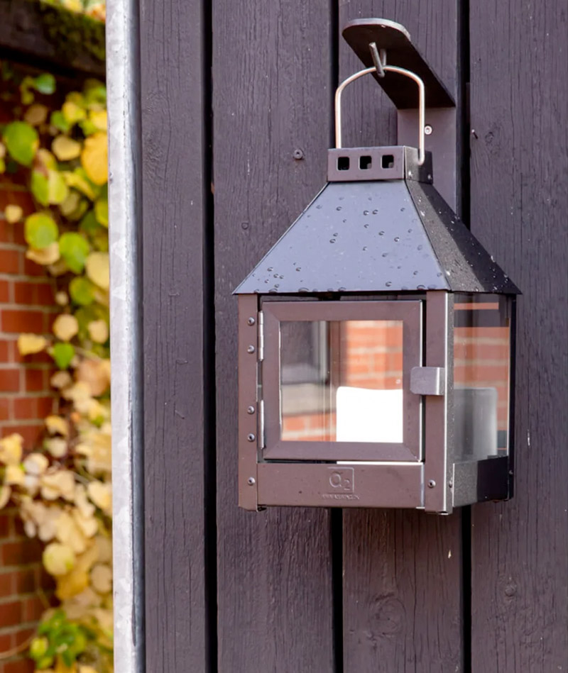 BLUMENTOCHTER a2 Living Laterne Mini Quadro, schwarz