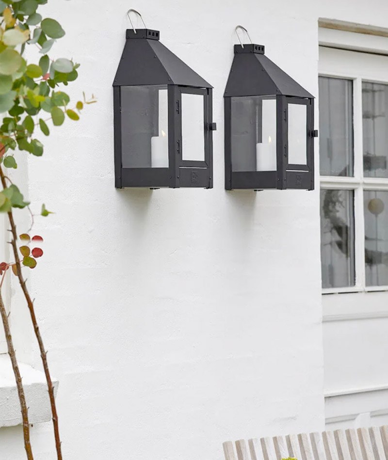 BLUMENTOCHTER a2 Living WANDLaterne Mini, schwarz