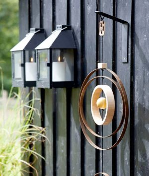 BLUMENTOCHTER a2 Living WANDLaterne Mini, schwarz