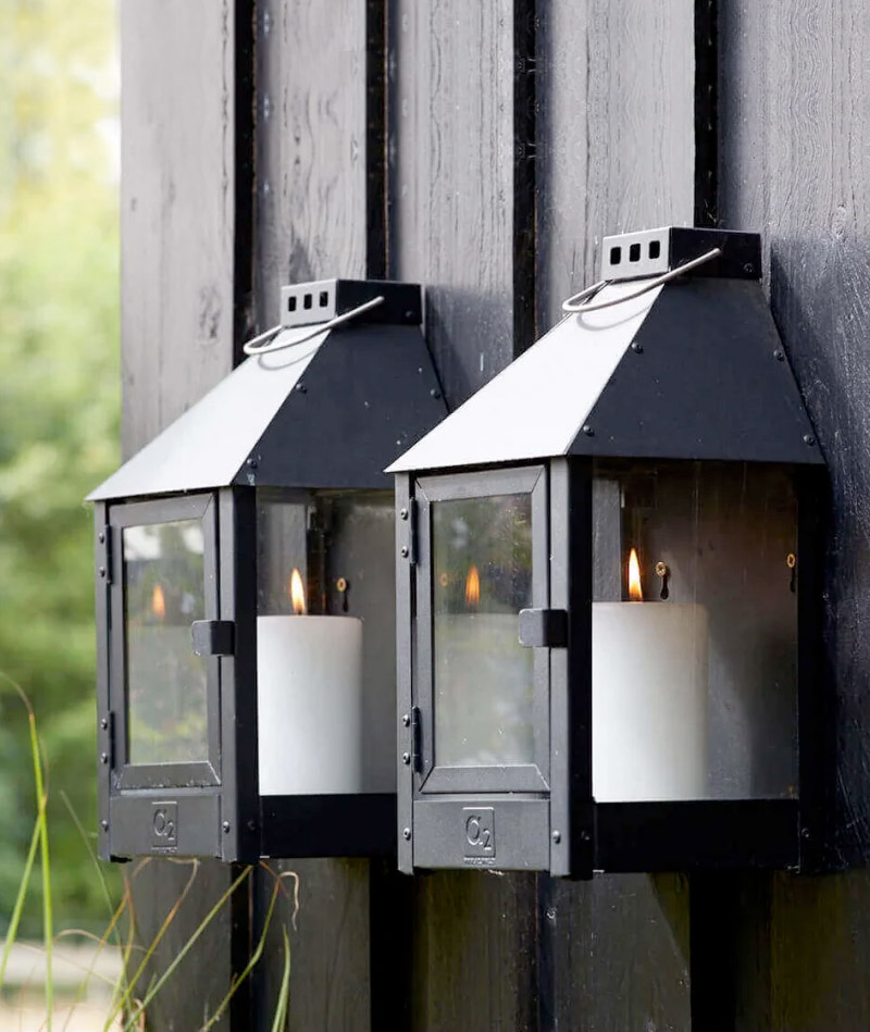 BLUMENTOCHTER a2 Living WANDLaterne Mini, schwarz