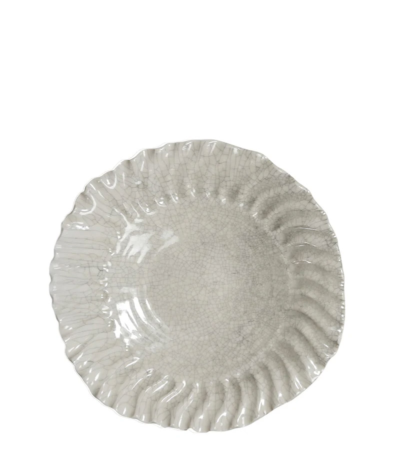 BLUMENTOHTER Jars Platte "DASHI QUARTZ CRAQUELÉ