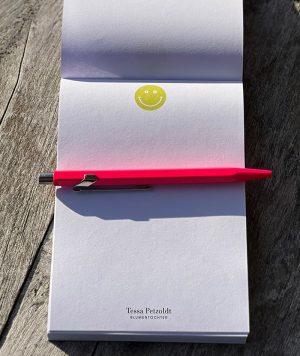 BLUMENTOCHTER Notizblock "Smiley"