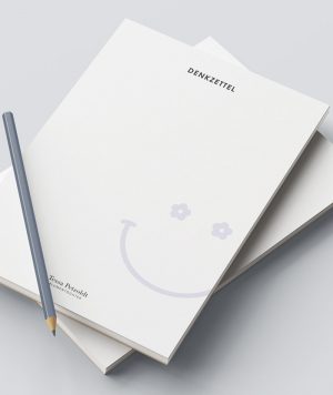 BLUMENTOCHTER Notizblock "Denkzettel"