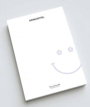 BLUMENTOCHTER Notizblock "Denkzettel"