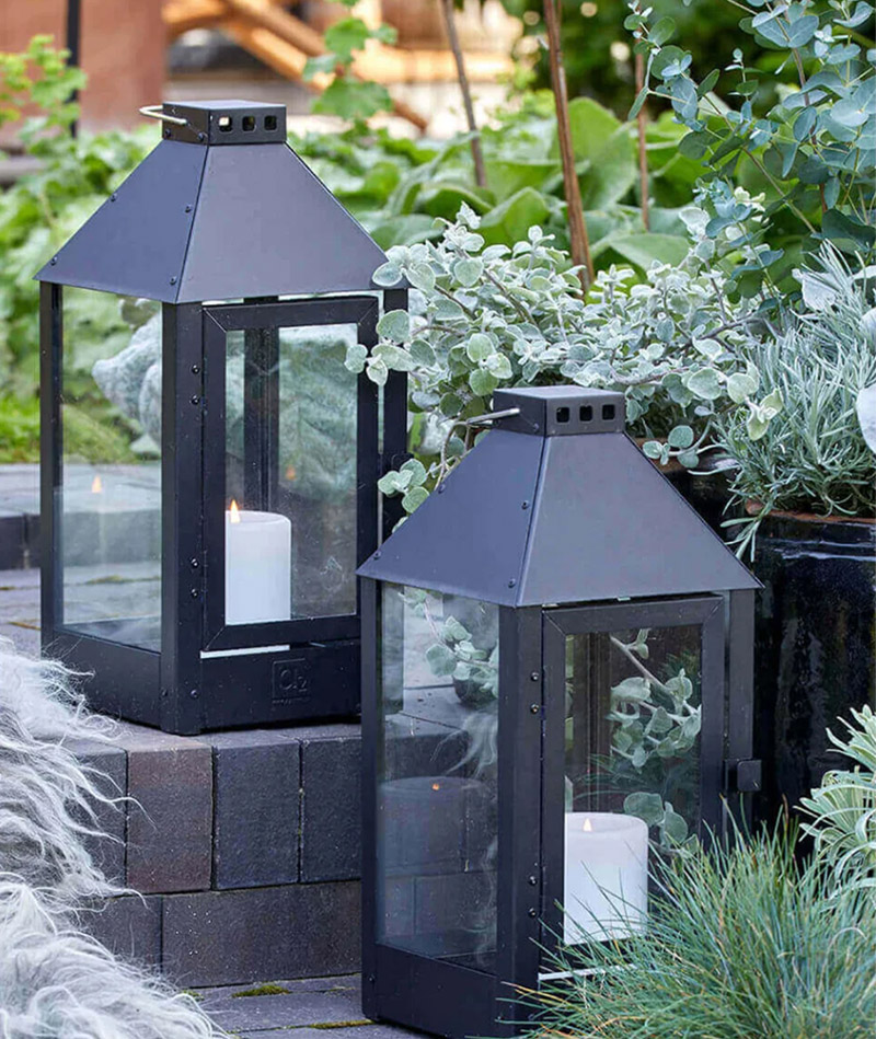 BLUMENTOCHTER a2 Living Laterne Mini, schwarz