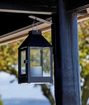 BLUMENTOCHTER a2 Living Laterne Mini, schwarz