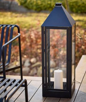 BLUMENTOCHTER A2 Living LED-Stumpenkerze, 10 x 25 cm