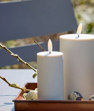 BLUMENTOCHTER A2 Living LED-Stumpenkerze, 5 x 10 cm