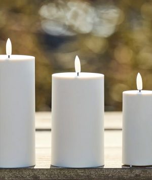 BLUMENTOCHTER A2 Living LED-Stumpenkerze, 7,5 x 12,5 cm