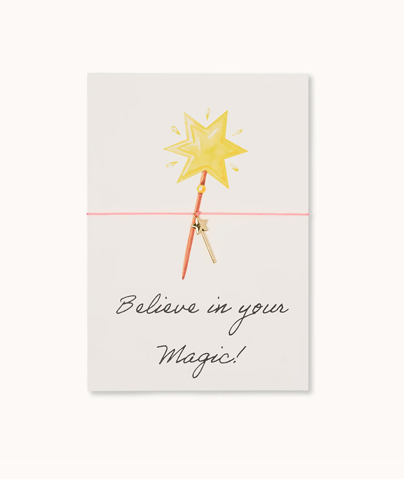 Armband-Karte: Believe in your Magic