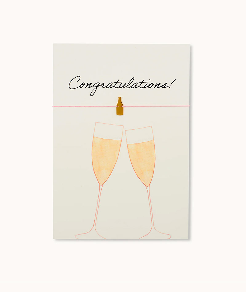 Armband-Karte: Congratulations!