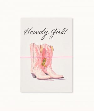 Armband-Karte: Howdy Girl Boots