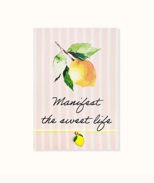 Armband-Karte: Manifest the sweet life