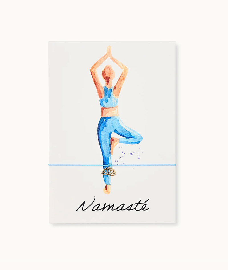 Armband-Karte: Namasté