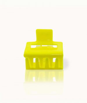 Haarklammer Square - Neon Yellow