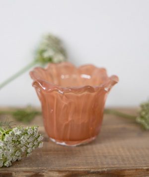 Storefactory Teelichthalter Ljunga peach