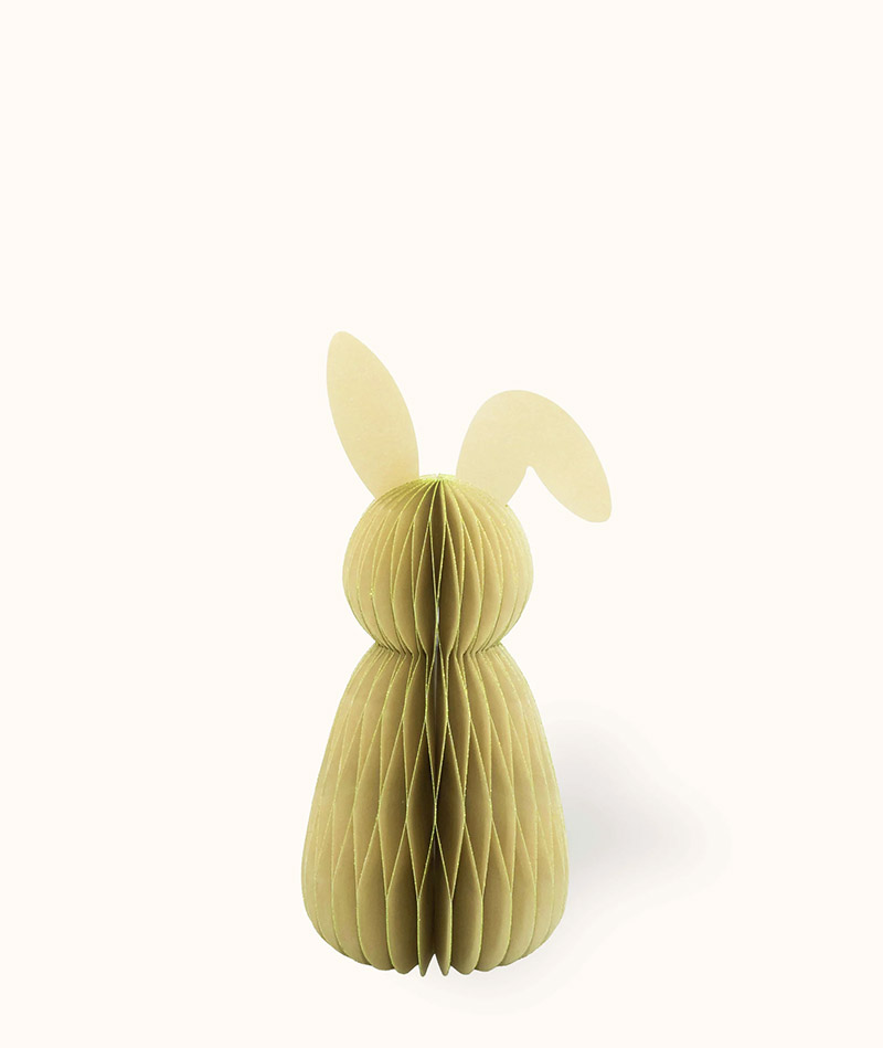 Osterhase aus Papier 60 cm, Lichtgrün