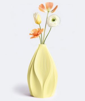 Vase Lia L Buttergelb