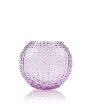 Anna Von Lipa Vase Hobnail Globe, Lilla
