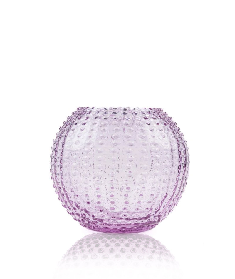 anna_von_lipa_HOBNAIL_Globe_lilla_01 Anna Von Lipa Vase Hobnail Globe, Lilla