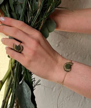mirí moró - Callista Collection Armband, olive