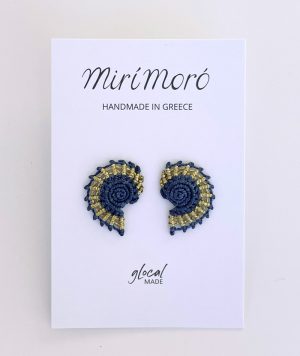 mirí moró - Callista Collection Ohrringe, dark blue