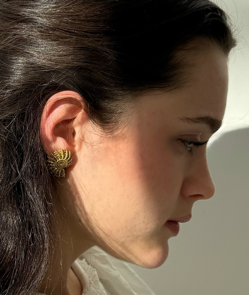 mirí moró - Callista Collection Ohrringe, gold