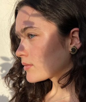 mirí moró - Callista Collection Ohrringe, olive