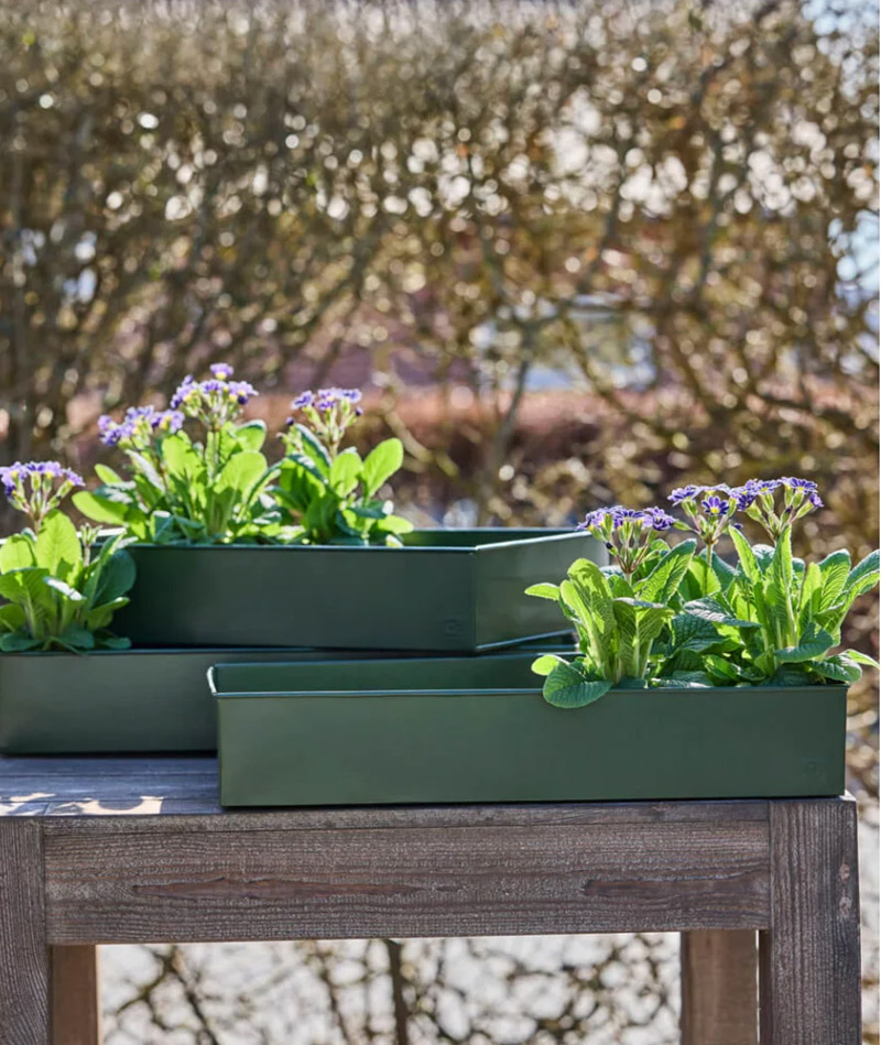 a2 Living Pflanzschalen Set, rechteckig