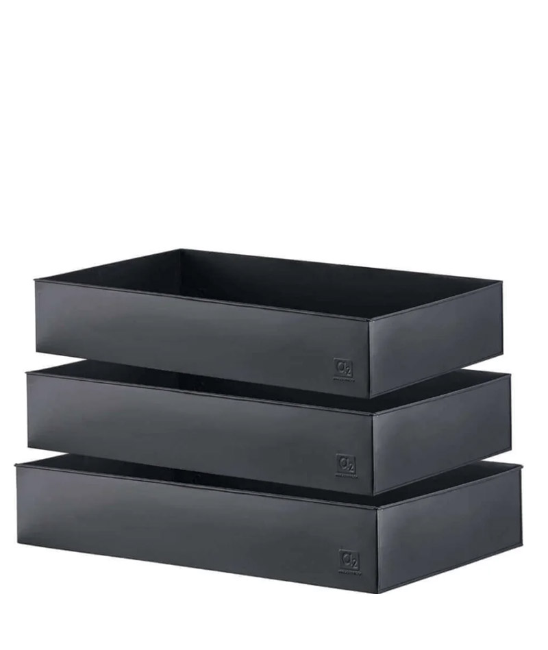 a2 Living Pflanzschalen Set, rechteckig