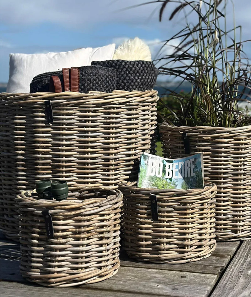 a2 Living Rattantopf mini round