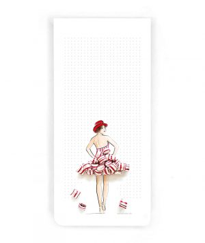 Notizblock, Pfefferminzkleid